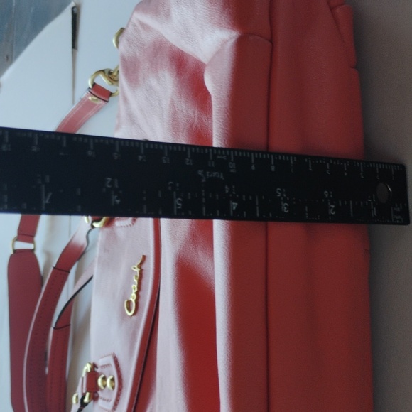 Coach Pink Leather Shoulder Bag - Picture 14 of 16